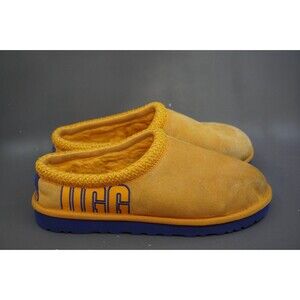UGG Tasman Graphic Outline Canary Yellow Blue UCLA Men's Size 9 Slippers 113445